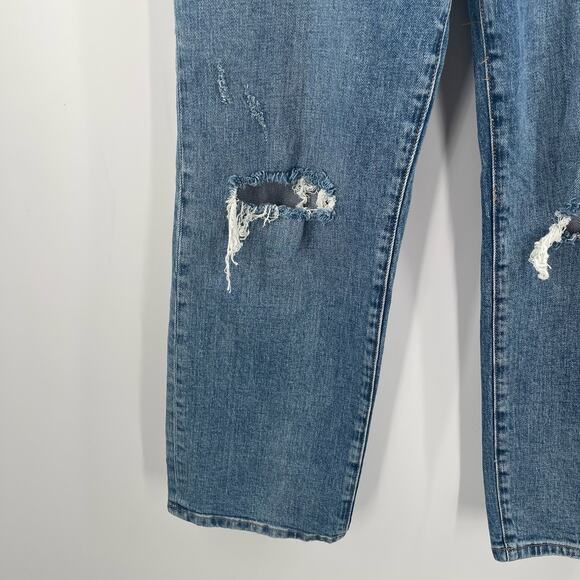 BLANK NYC Jeans Size 29 The Baxter Denim NWT Ribcage Straight Leg Distressed - Picture 13 of 16